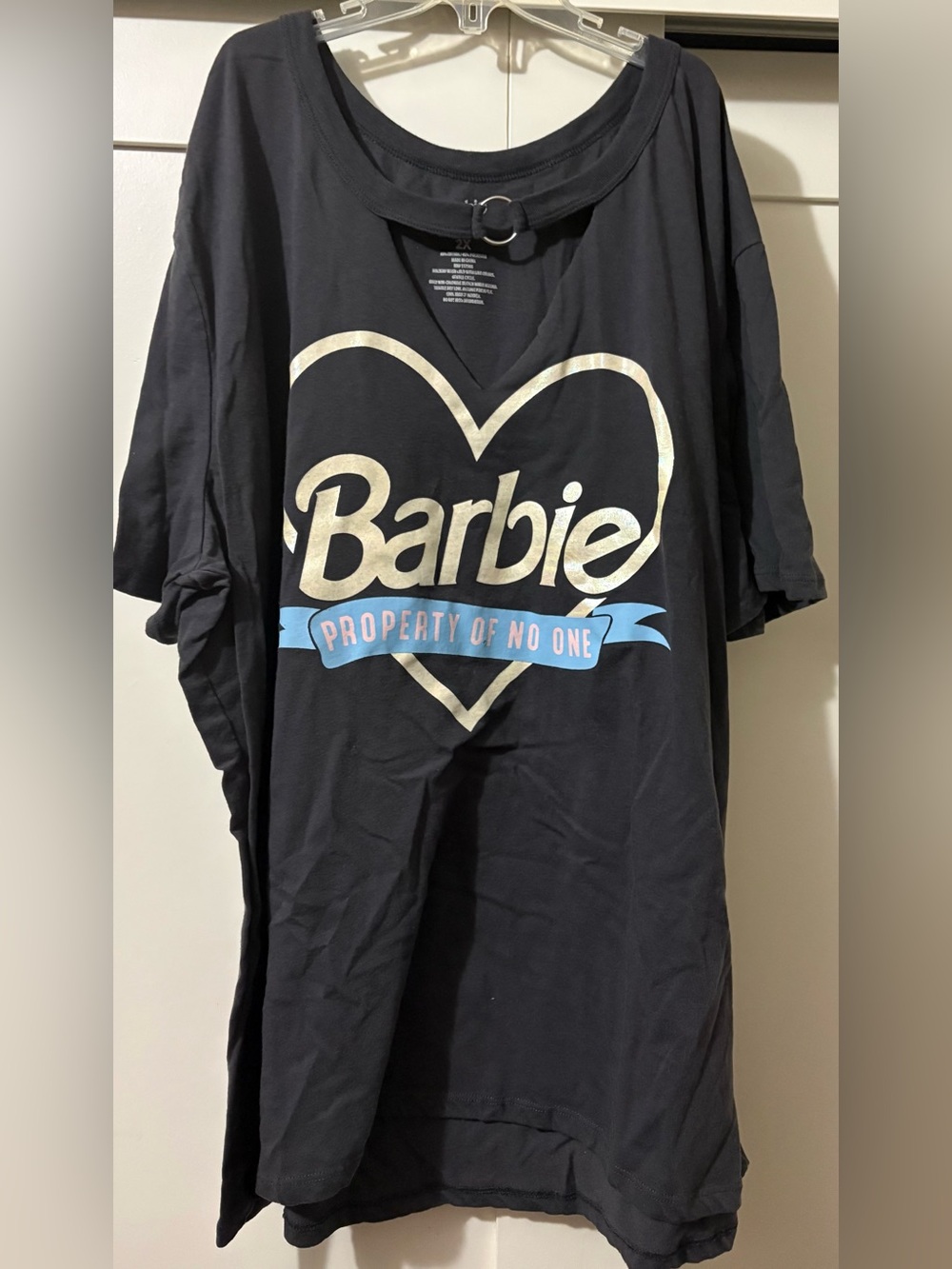 Love Tribe + Barbie women’s size 2x choker collar top